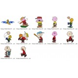 12 Snoopy Embroidery Designs Collection 08